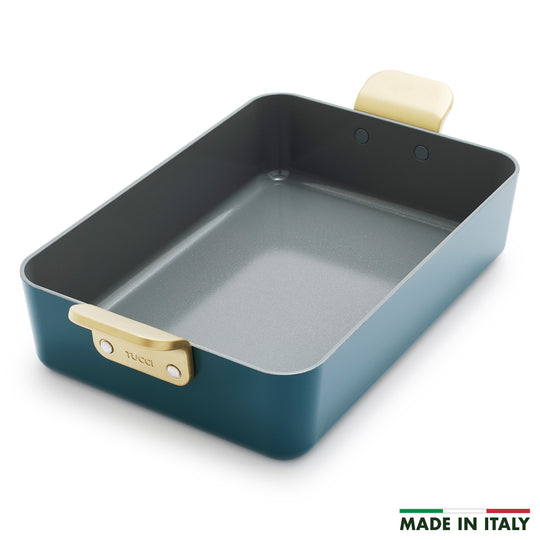 Stanley Tucci™ Ceramic Nonstick Lasagna Pan | Venetian Teal