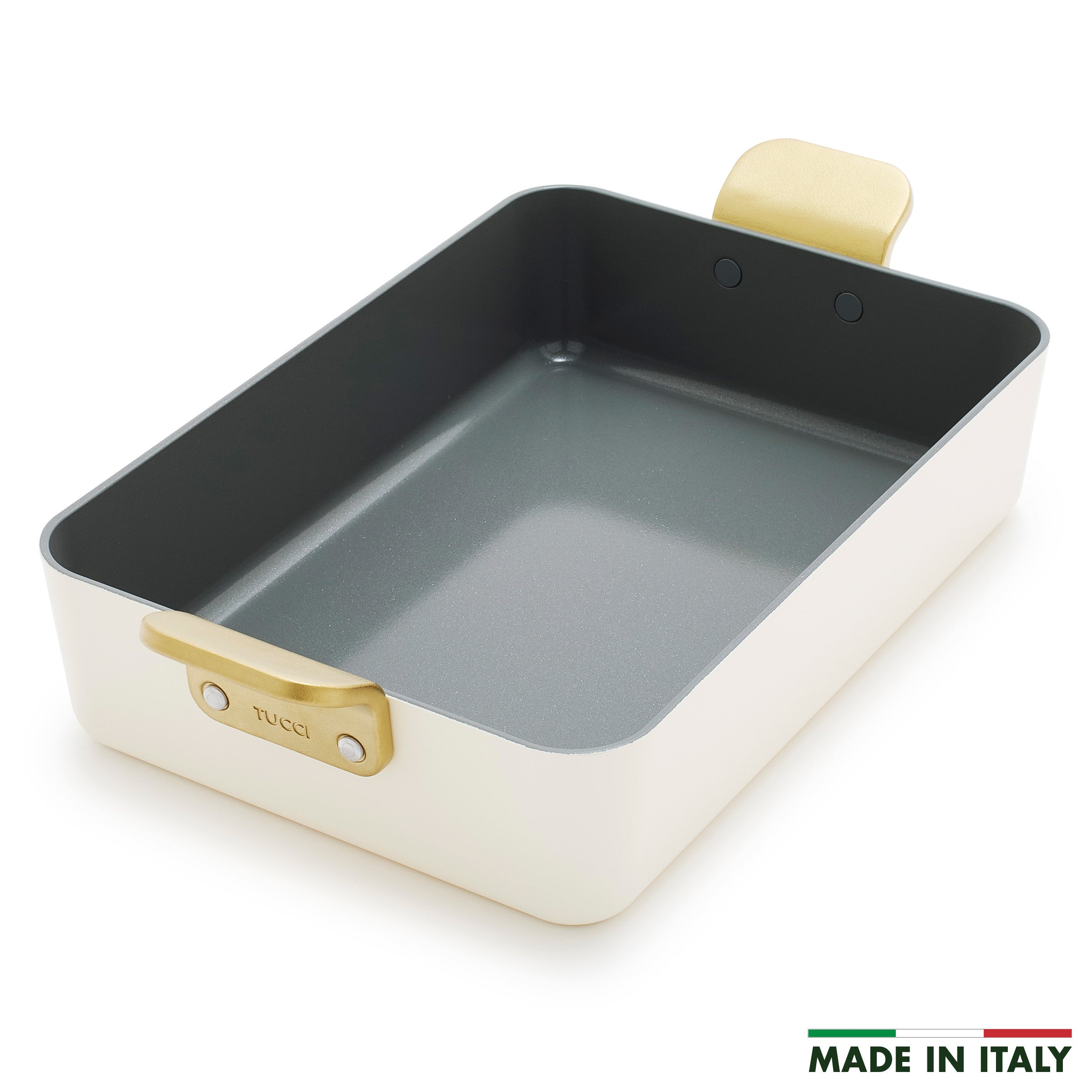 Stanley Tucci™ Ceramic Nonstick Lasagna Pan Carrara White GreenPan