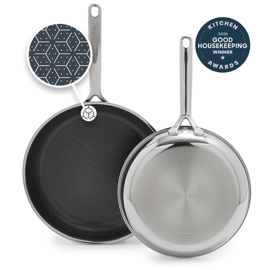 Spectra Thermobond Hybrid Ceramic Nonstick 10" and 12" Frypan Set