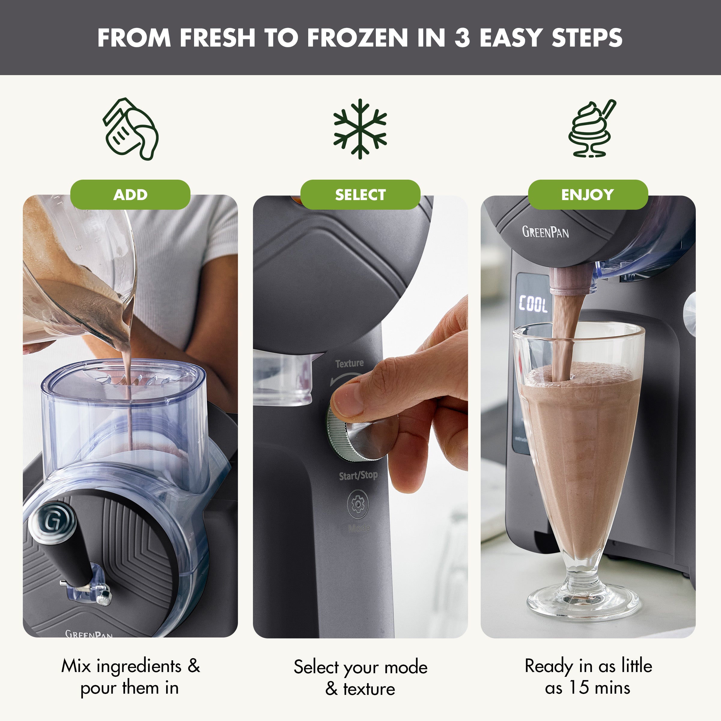 Frost 15-in-1 Ice Cream & Frozen Drink Maker | Licorice