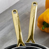 GOLD-TONE HANDLES