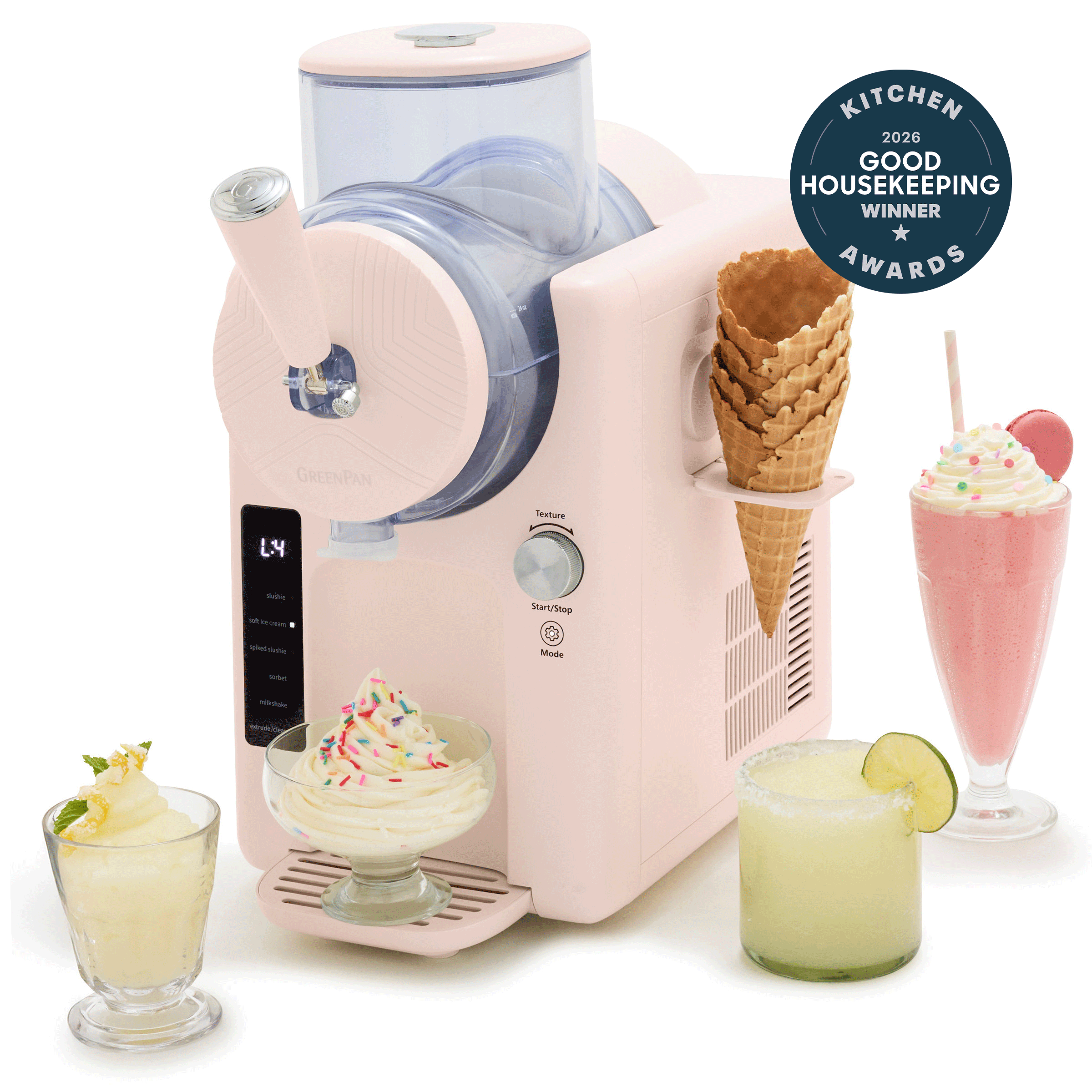 Frost Ice Cream Frozen Drink Maker Cotton Candy GreenPan