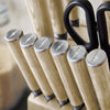 Hand-Finished Wood and Polymer Handles