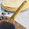GORGEOUS MATTE GOLD-TONE HANDLE
