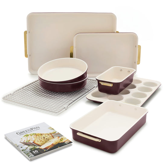 Reserve Bakeware 8-Piece Set | Bordeaux