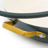 GORGEOUS MATTE GOLD-TONE HANDLE