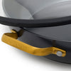 GORGEOUS MATTE GOLD-TONE HANDLE