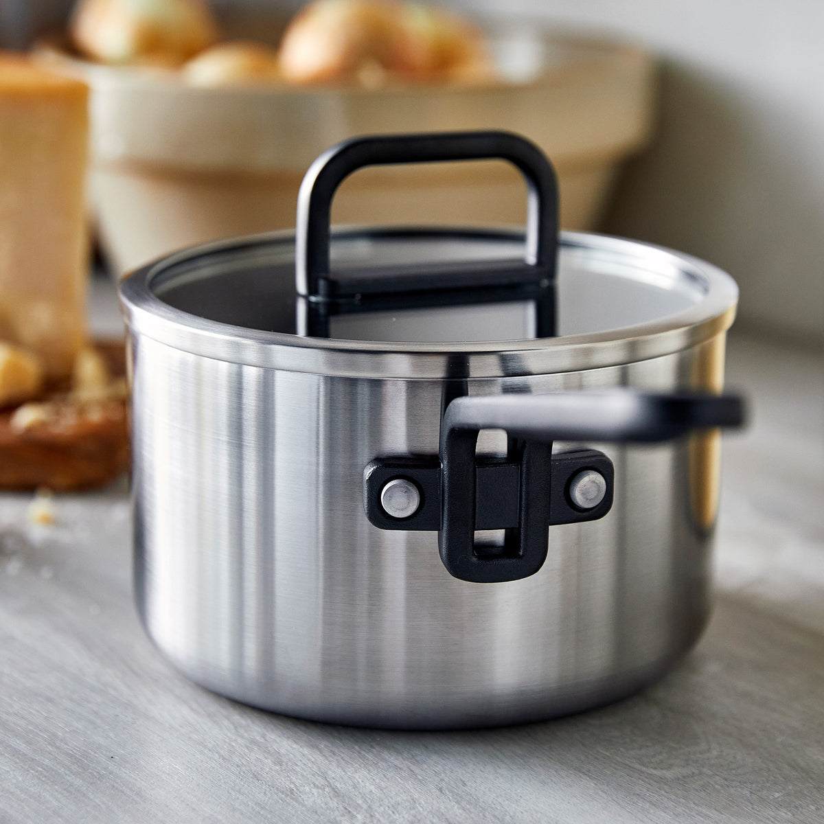 Stanley Tucci™ Stainless Steel Ceramic Nonstick 13-Piece Cookware Set with the Tucci Cookbook