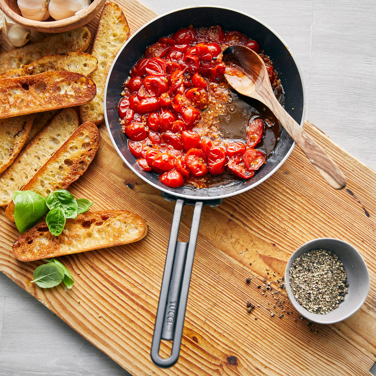 Stanley Tucci™ Stainless Steel Ceramic Nonstick 13-Piece Cookware Set with the Tucci Cookbook