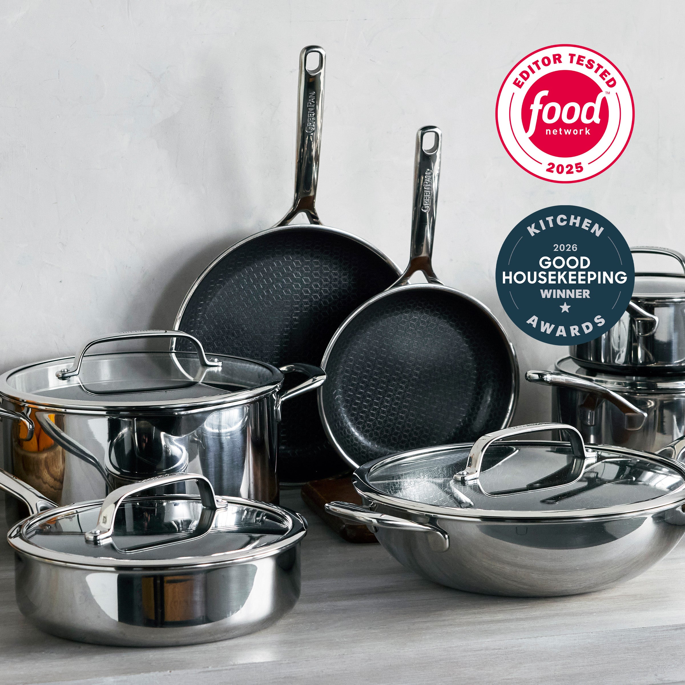 Spectra Thermobond Hybrid Ceramic Nonstick 12-Piece Cookware Set