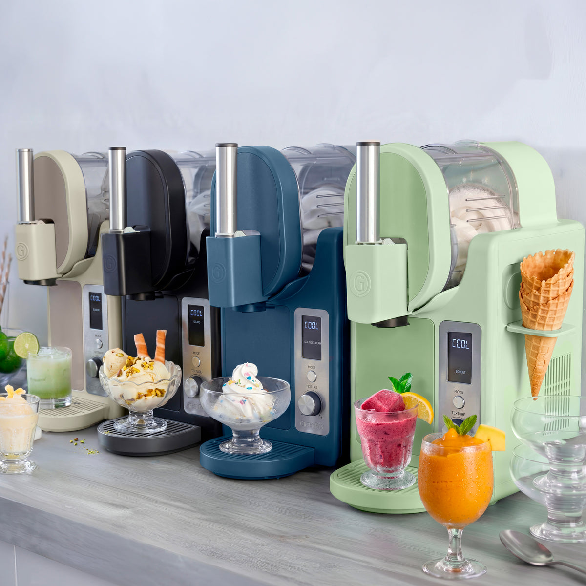 Frost Pro 16-in-1 Ice Cream, Gelato & Frozen Drink Maker | Berry