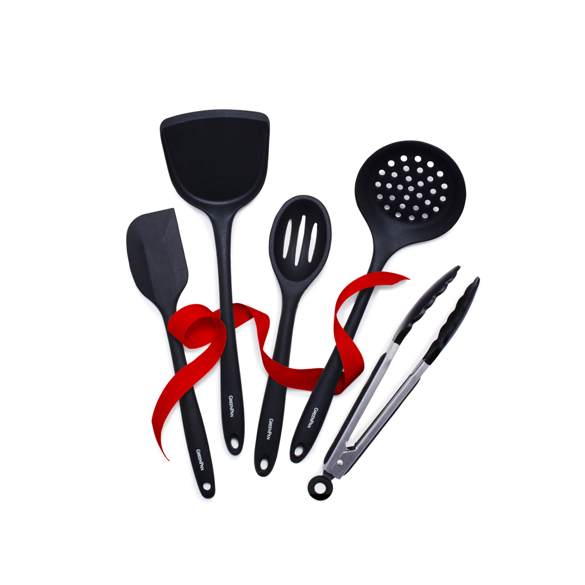5-Piece Silicone Utensil Set | Black
