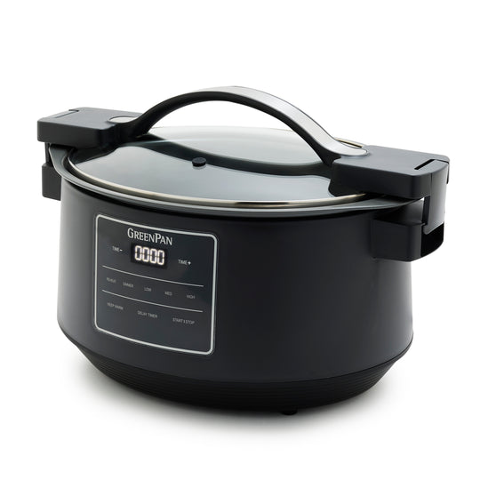 8-Quart Locking Lid Slow Cooker | Graphite