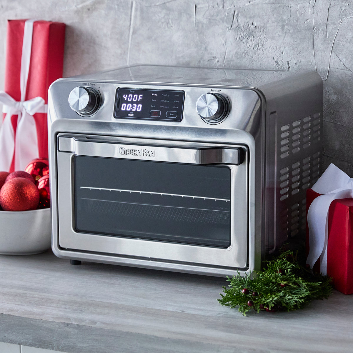 Bistro 9-in-1 Air Fryer Toaster Oven