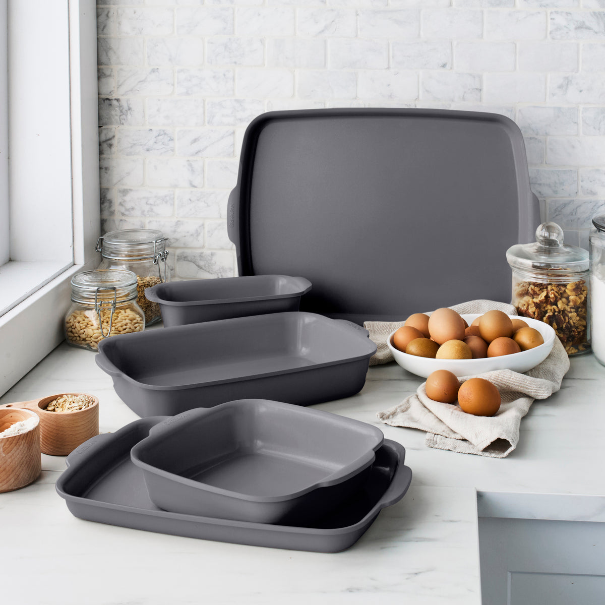 Premiere Ovenware Ceramic Nonstick 5-Piece Set