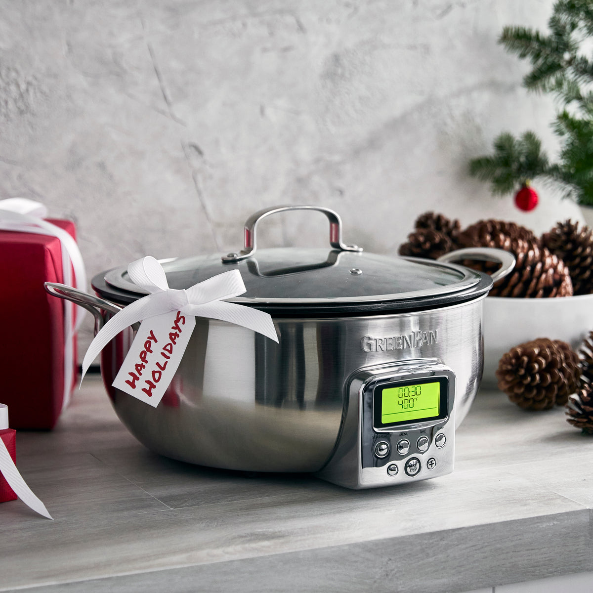 Multifunction Deep Electric Skillet | Premiere Stainless Steel