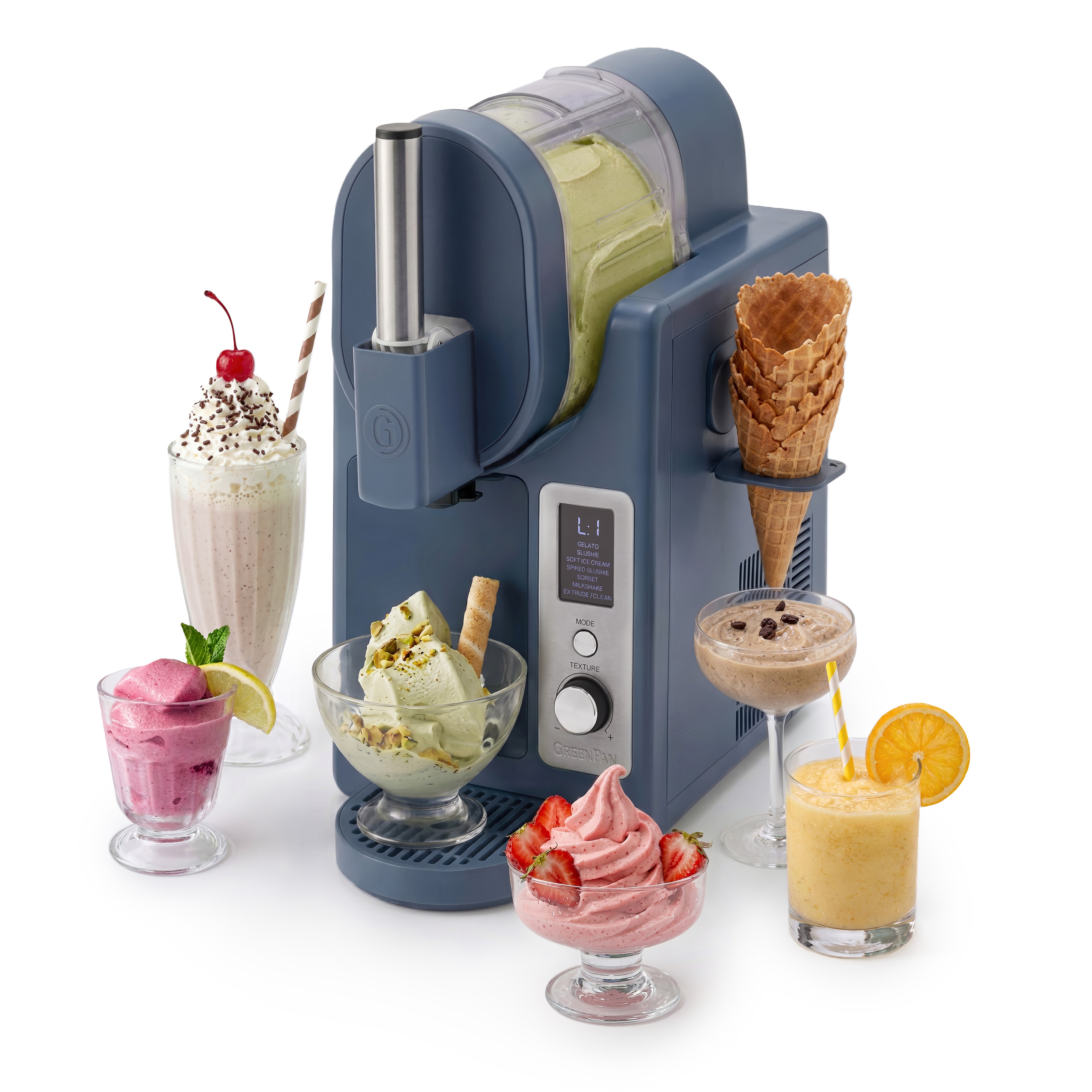 Frost Pro 16-in-1 Ice Cream, Gelato & Frozen Drink Maker | Berry