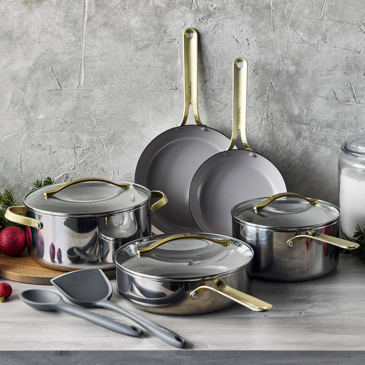 Nova Gallery Stainless Steel 10-Piece Cookware Set