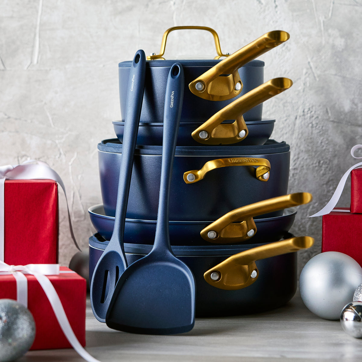 Reserve Pro Ceramic Nonstick 10-Piece Cookware Set | Twilight