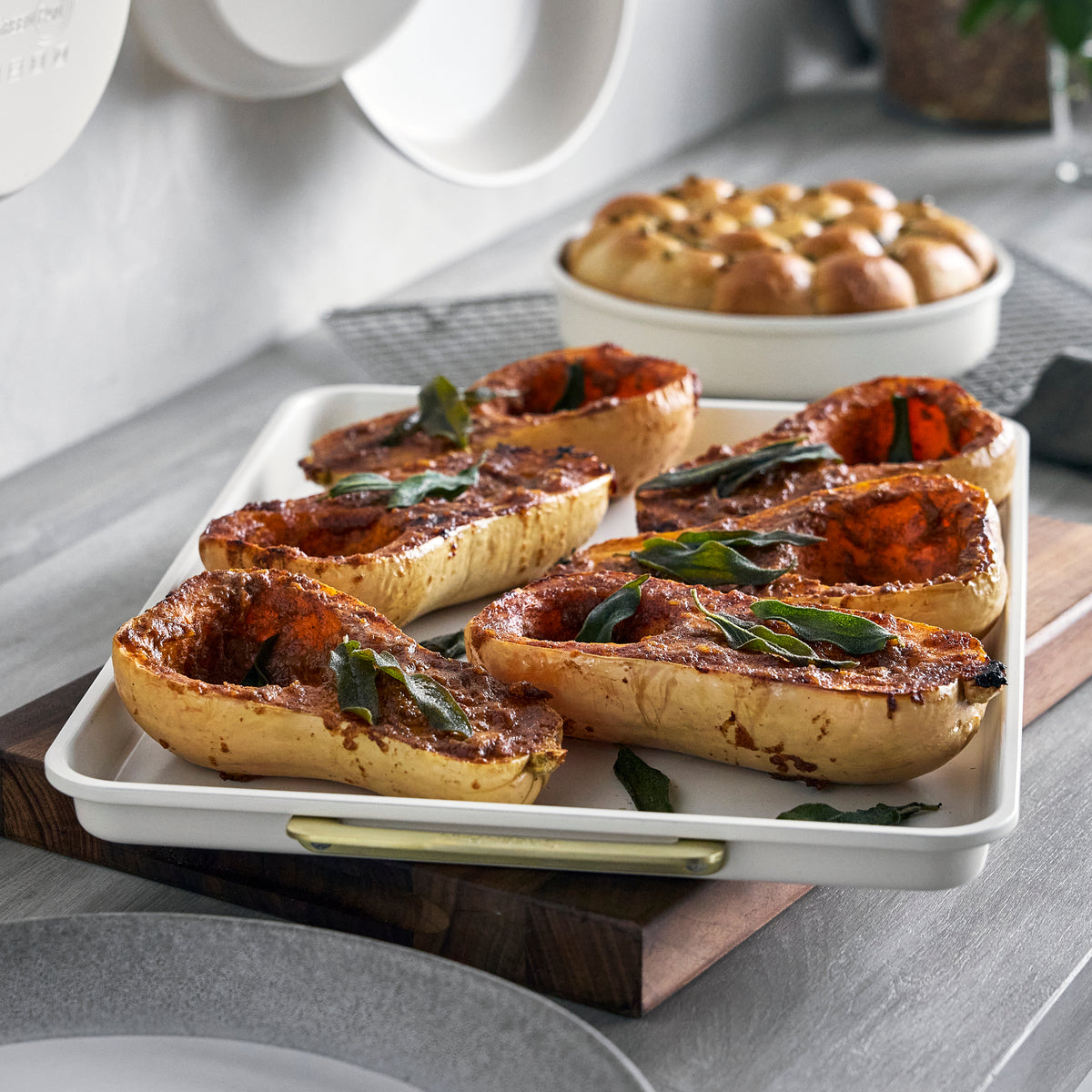 Reserve Bakeware 13" x 18" Half Sheet Pan | Cream