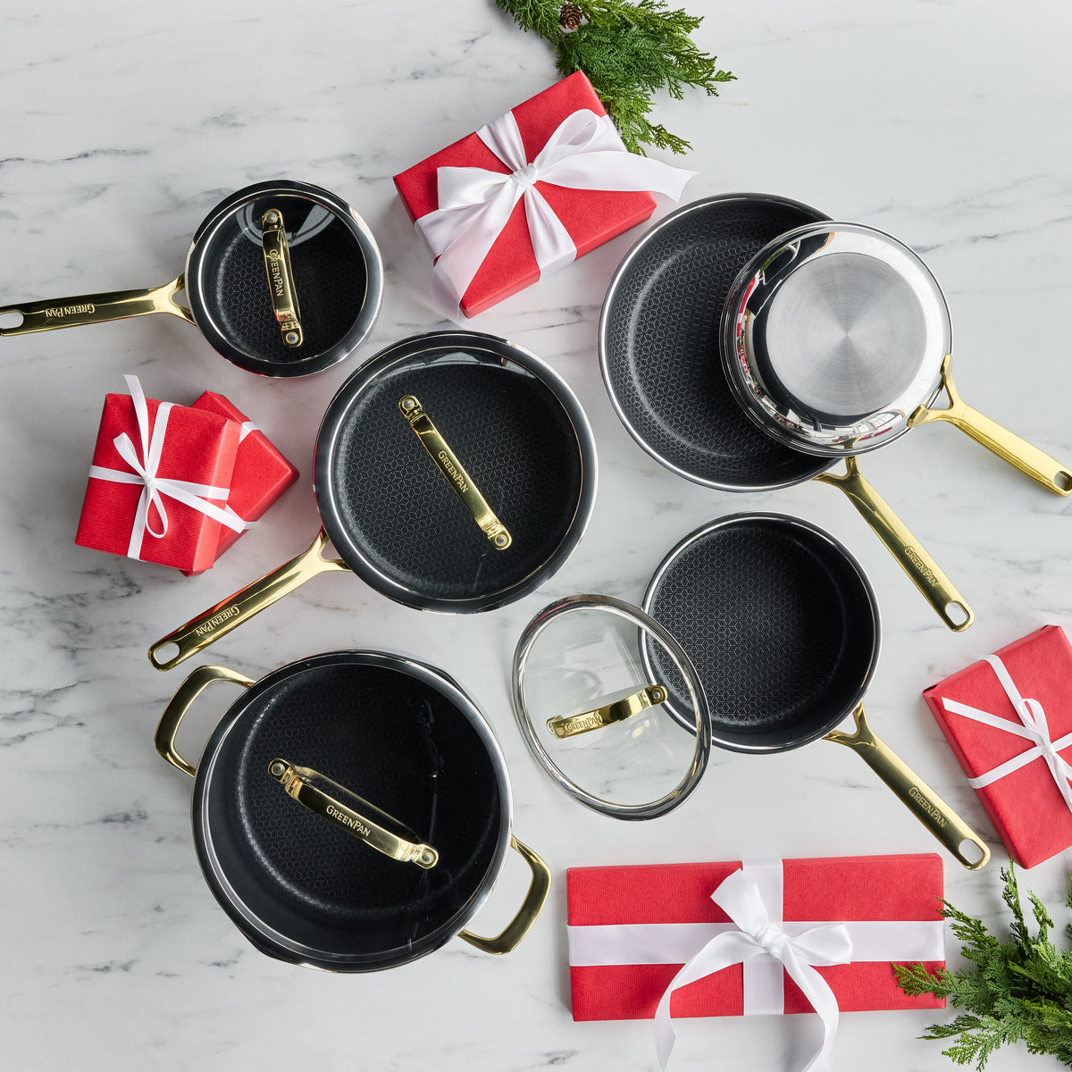 Spectra Gold Thermobond Hybrid Ceramic Nonstick 12-Piece Cookware Set