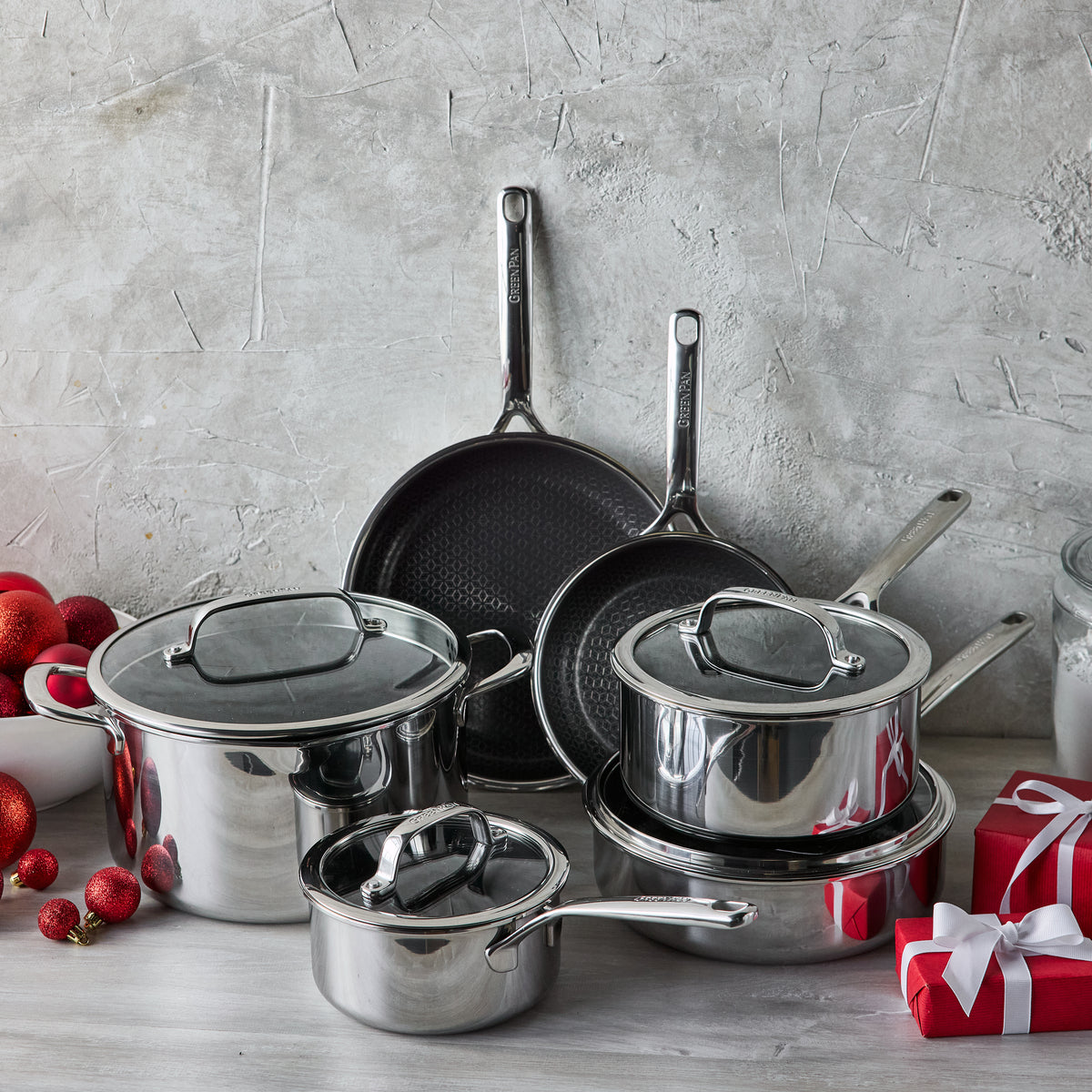 Spectra Thermobond Hybrid Ceramic Nonstick 12-Piece Cookware Set