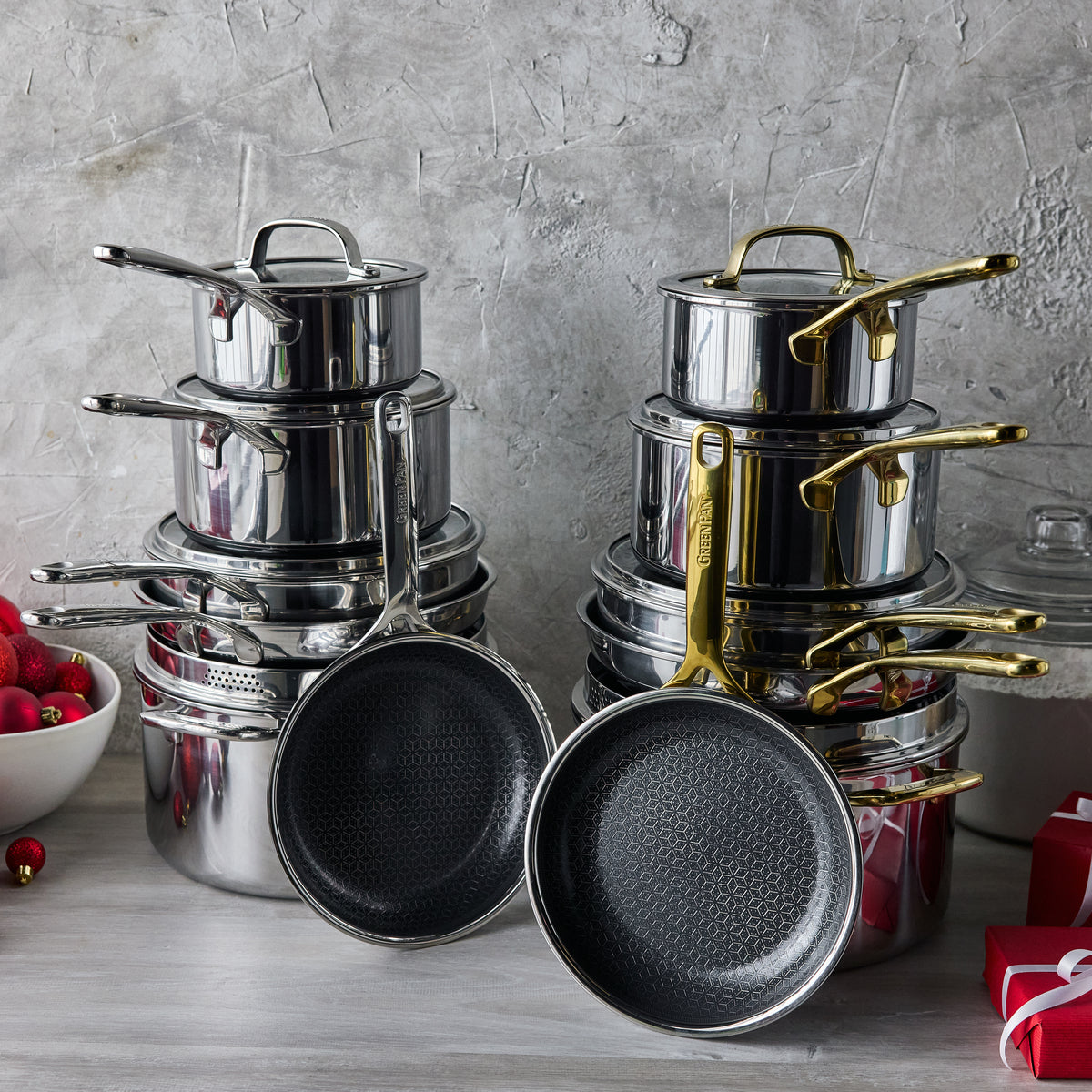 Spectra Gold Thermobond Hybrid Ceramic Nonstick 10-Piece Cookware Set