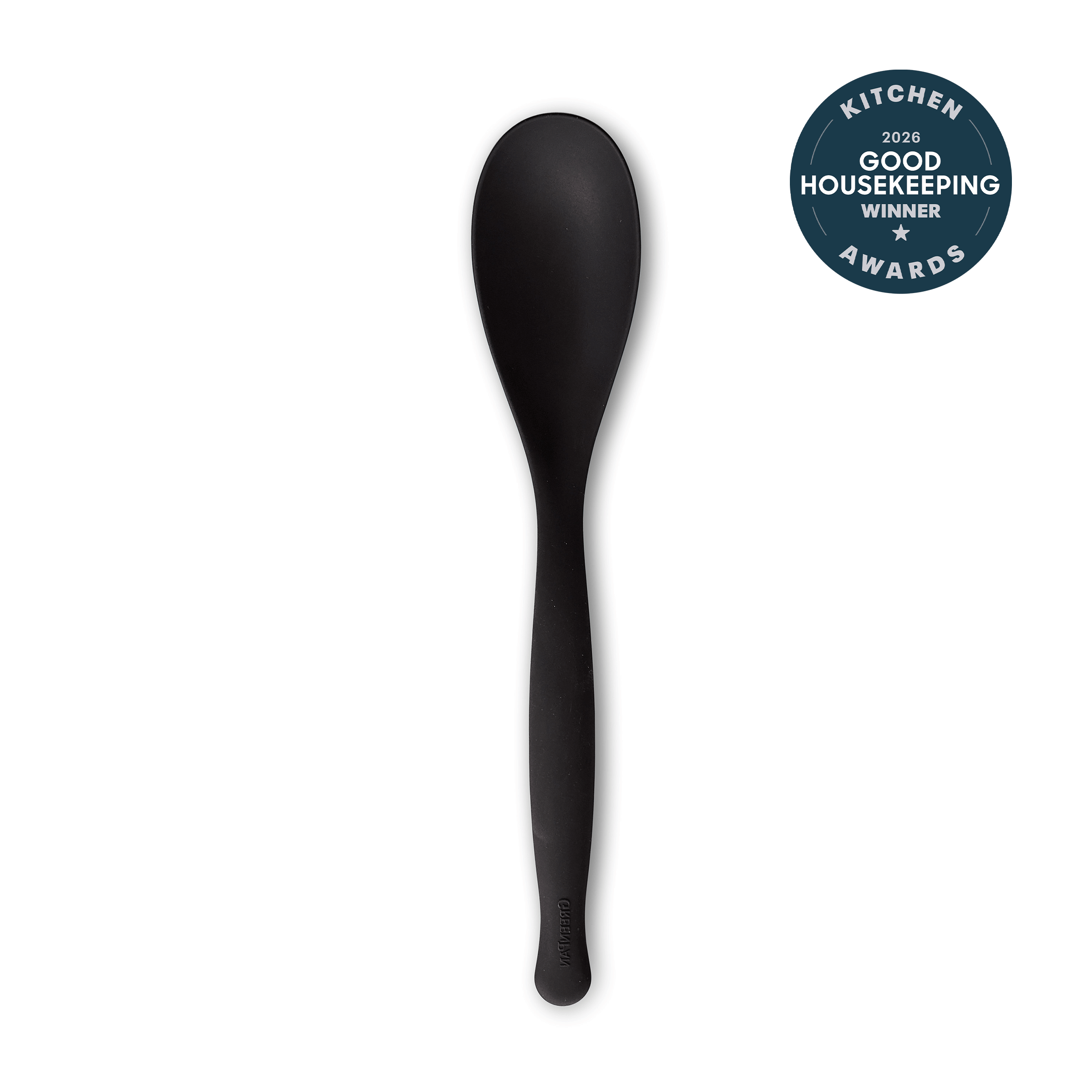 Premiere Silicone Solid Spoon | Black