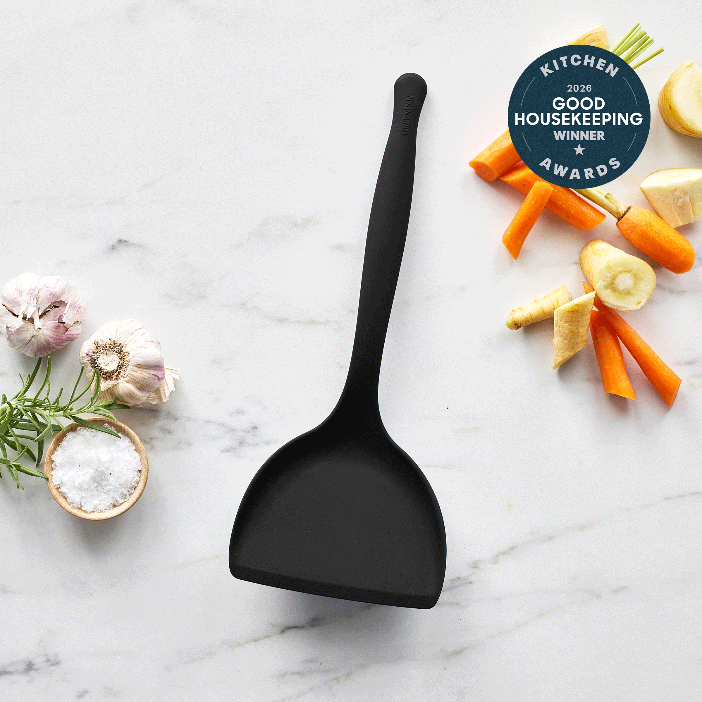 Premiere Silicone Roasting Scoop | Black