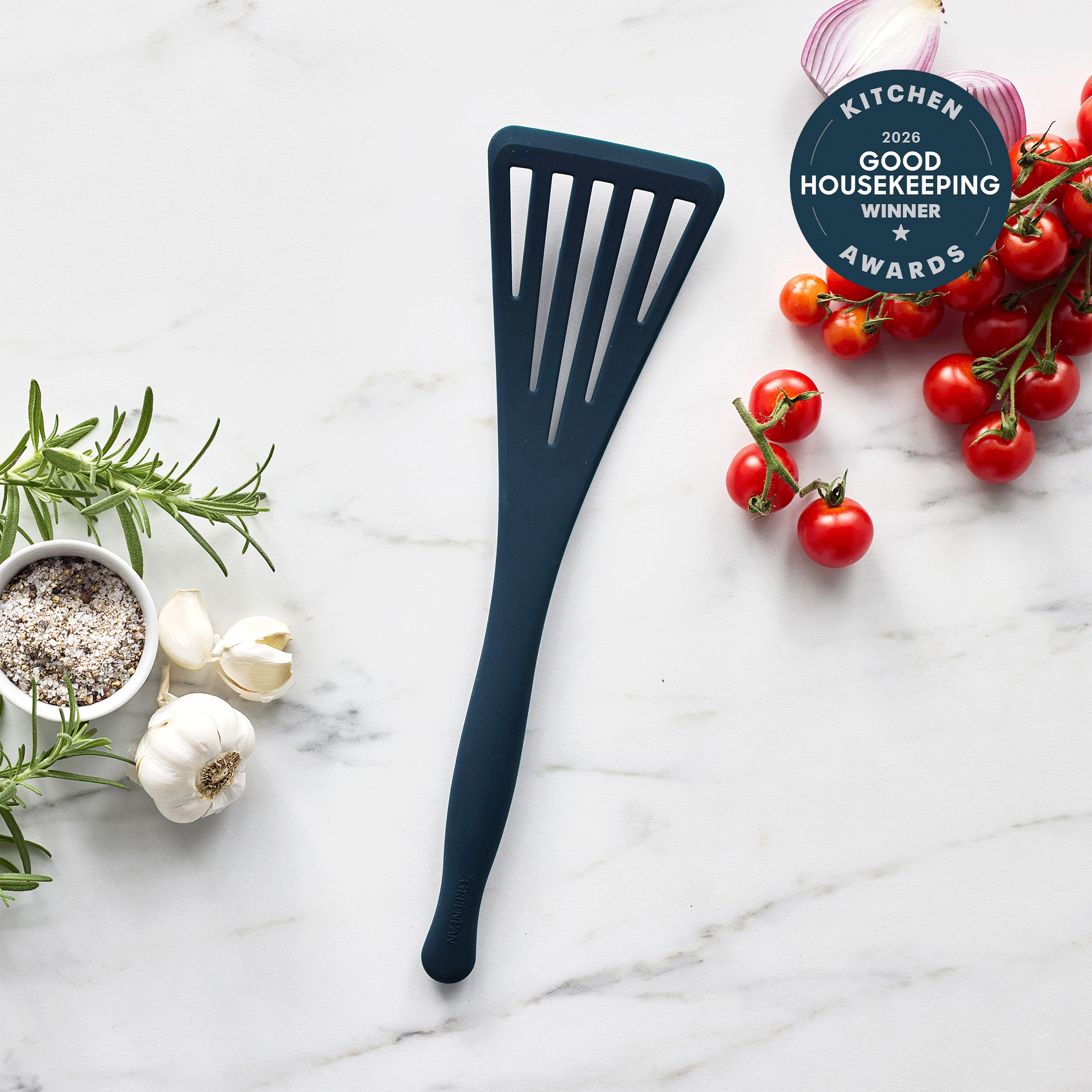 Premiere Silicone Fish Turner | Oxford Blue