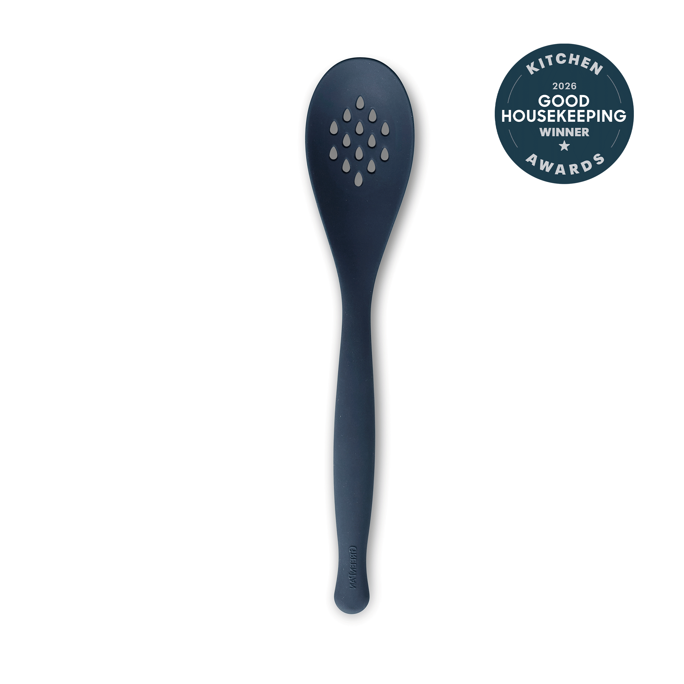 Premiere Silicone Slotted Spoon | Black | GreenPan