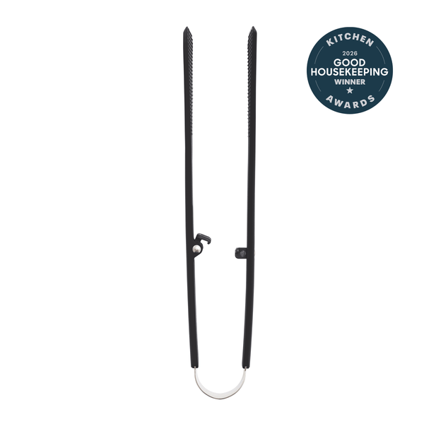 Premiere Silicone Wide Tongs | Black | GreenPan