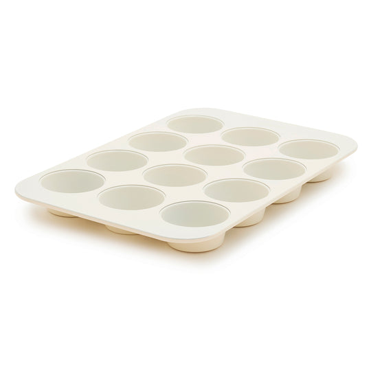 Reserve Bakeware 12-Cup Muffin Pan | Cream