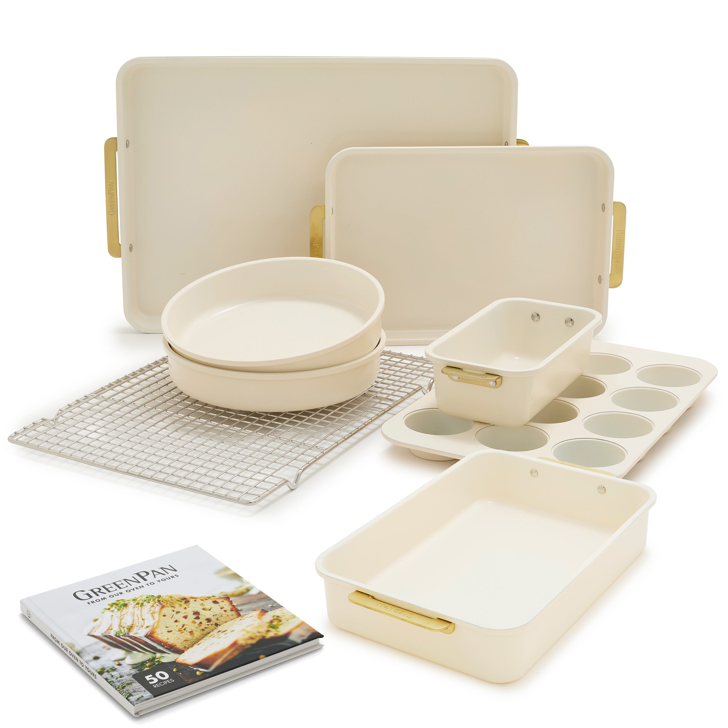 Reserve Bakeware 8-Piece Set | Cream