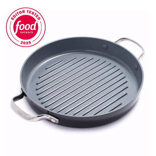 Valencia Pro Ceramic Nonstick 11" Round Grill Pan