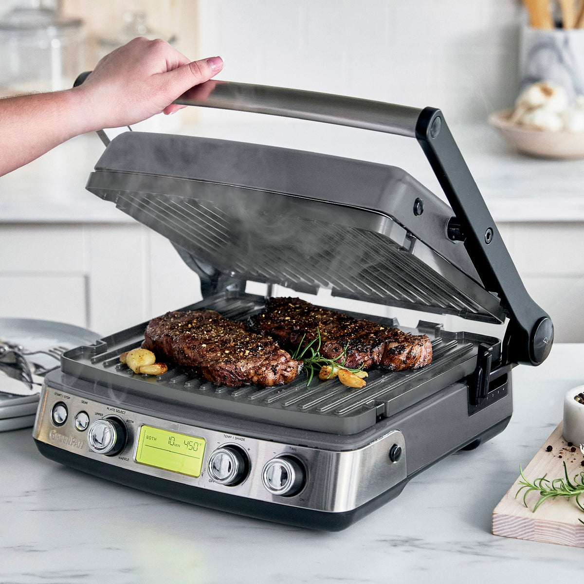 Cuisinart 2-Pc. Non-Stick Grill Pan and Griddle Set, Created for