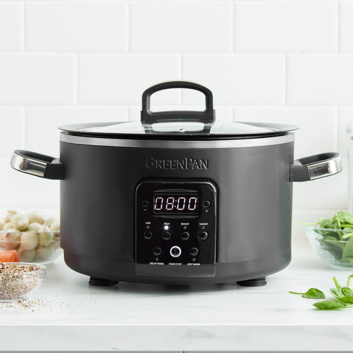4 Qt. Digital Stainless Steel Slow Cooker