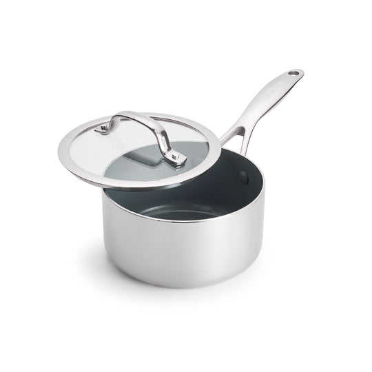 Valencia Pro Stainless Steel 1.6-Quart Saucepan with Lid