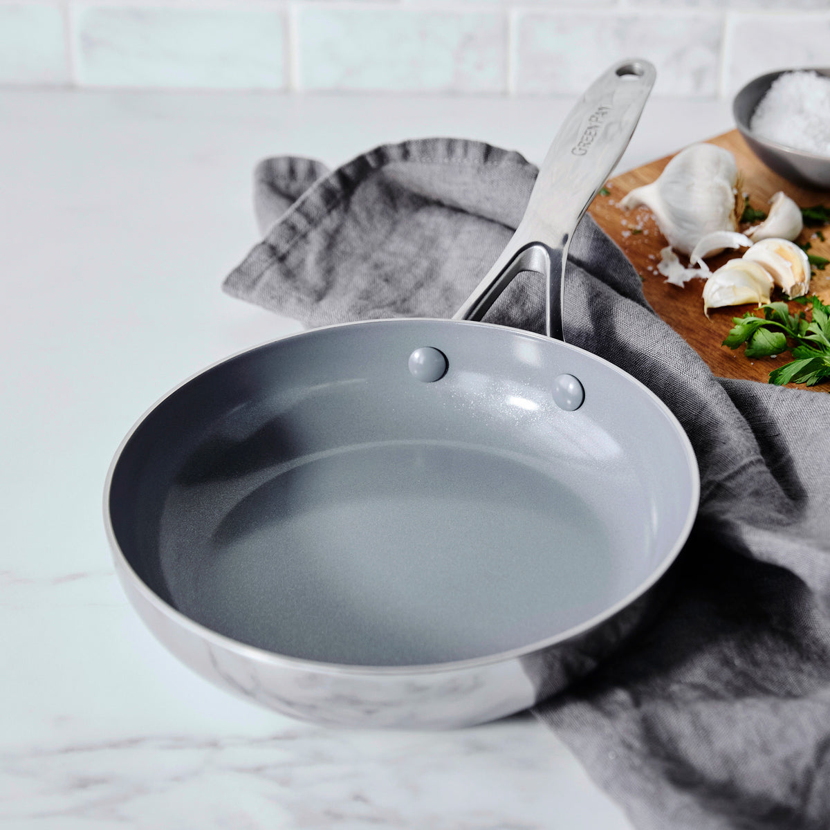 thumbnail image 2 of Hawkins 1.25L Breakfast Pan, Nonstick Triply Stainless Steel Appachatty... 2 of 12