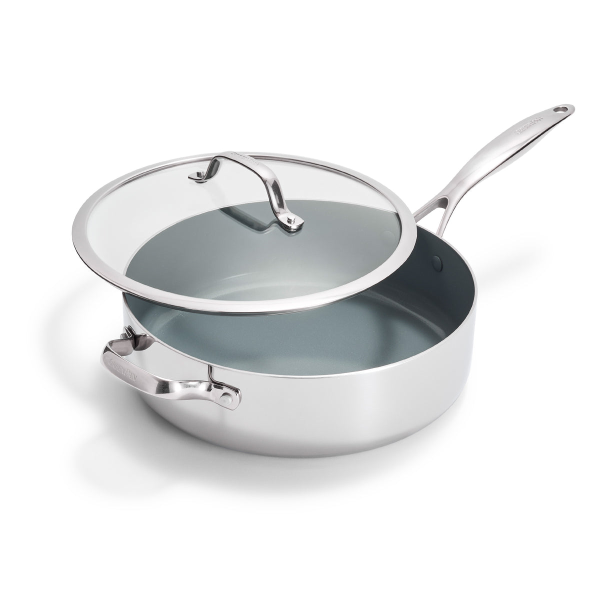 Valencia Pro Stainless Steel 5Quart Sauté Pan with Lid The Cookware