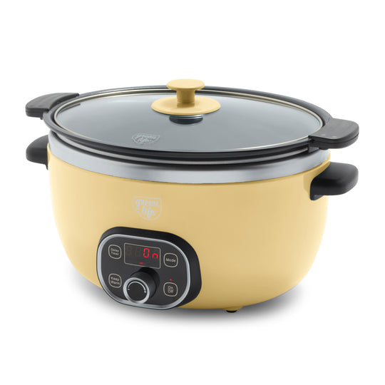 GreenLife Healthy 6-Quart Slow Cooker | Butter