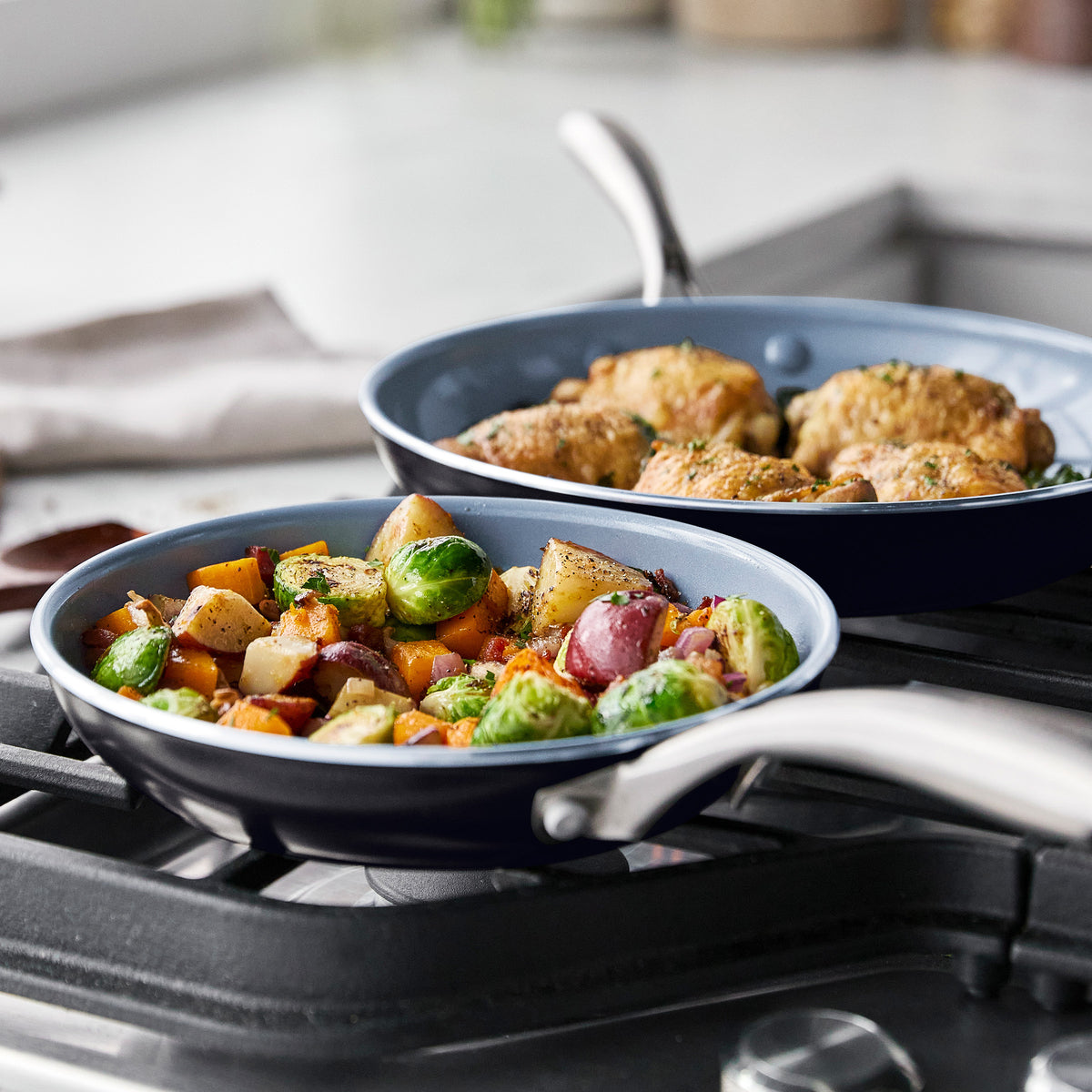Two Men Cookware Swift Nonstick 12-Piece Cookware Set | © GreenPan Official Store | GreenPan