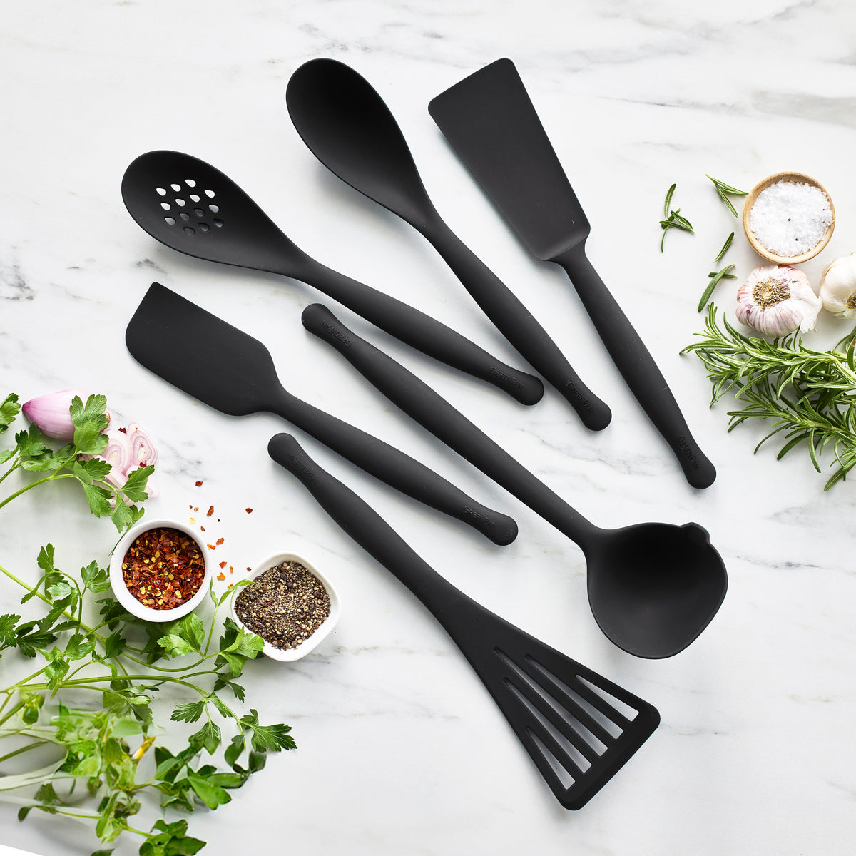 Ultra-durable silicone utensils