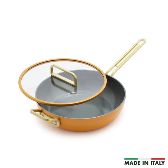 Stanley Tucci™ Ceramic Nonstick 4.5-Quart Stanley Pan Jr. | Roma Gold
