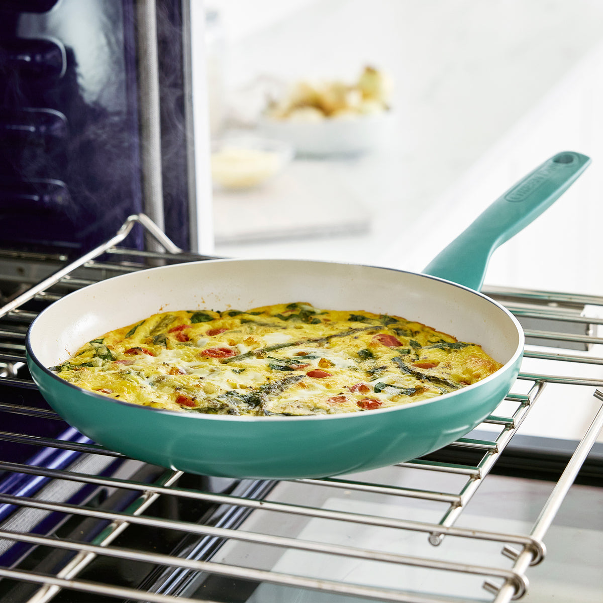 Rio Ceramic Nonstick 10-Piece Cookware Set | Turquoise | GreenPan