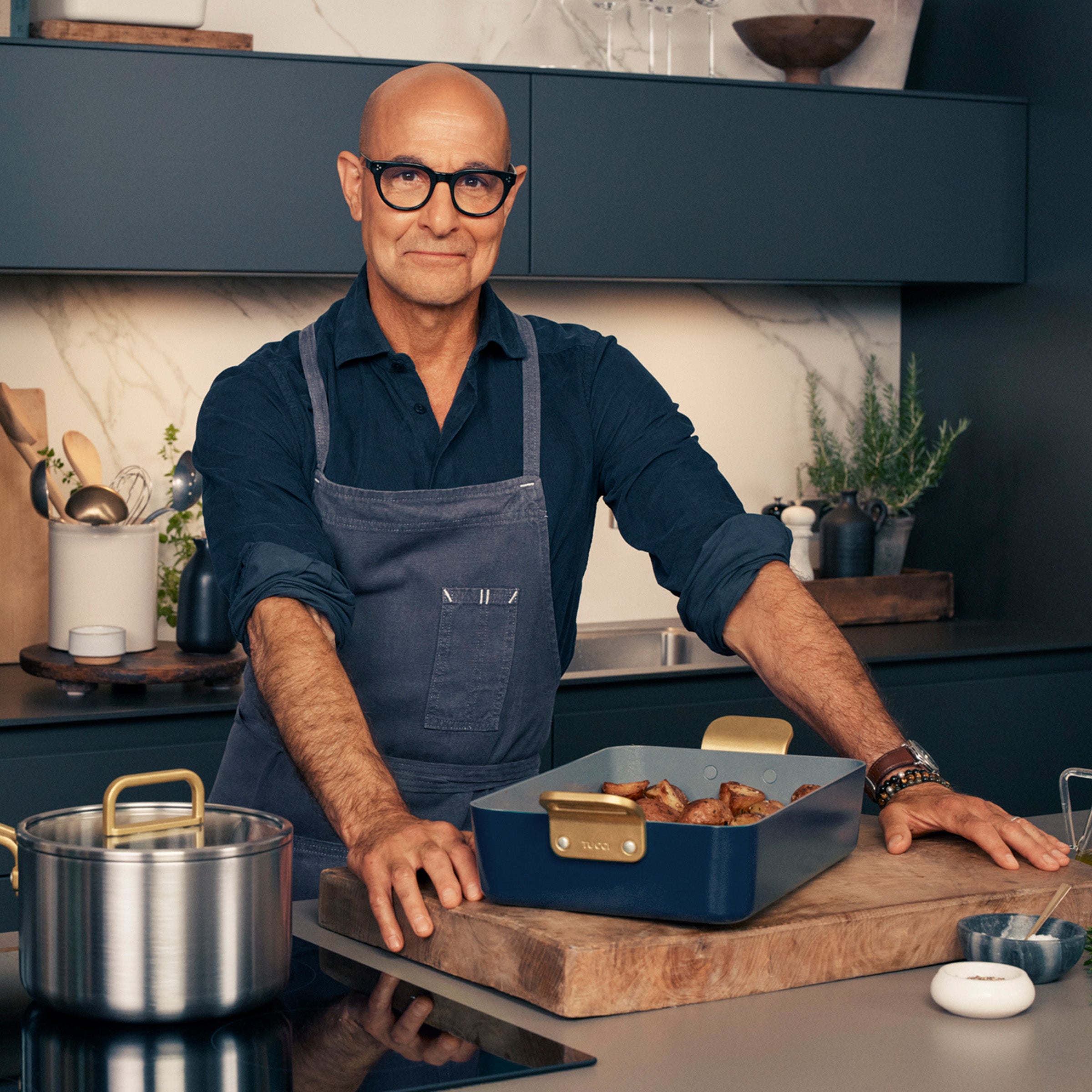 Stanley Tucci™ Ceramic Nonstick Lasagna Pan | Marino Blue