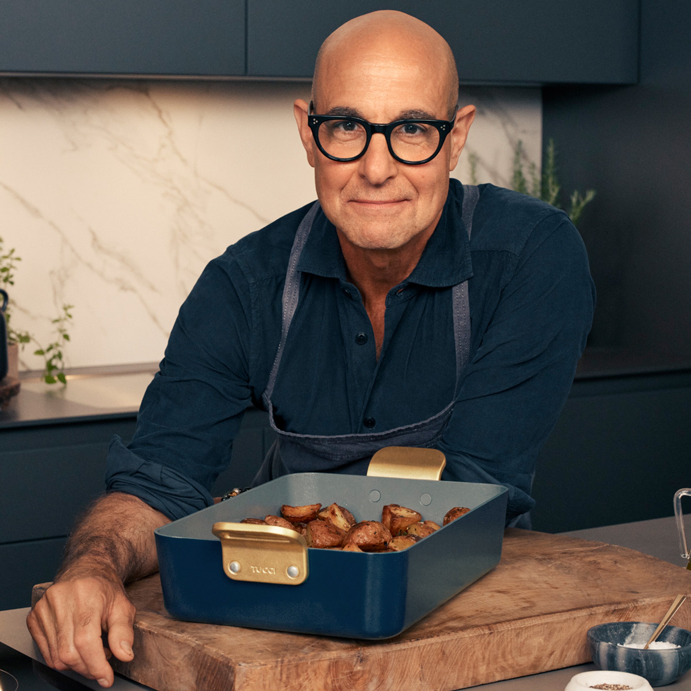 Stanley Tucci™ Ceramic Nonstick Lasagna Pan | Marino Blue