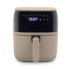 GreenLife 5.3-Quart Digital One-Touch Air Fryer | Taupe