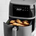 Friteuse Sans Huile (air Fryer) DEIME 2,5 L Numérique - Compacte, Silencieuse, Panier Antiadhésif Lavable Lave-vaisselle - Blanc - 9