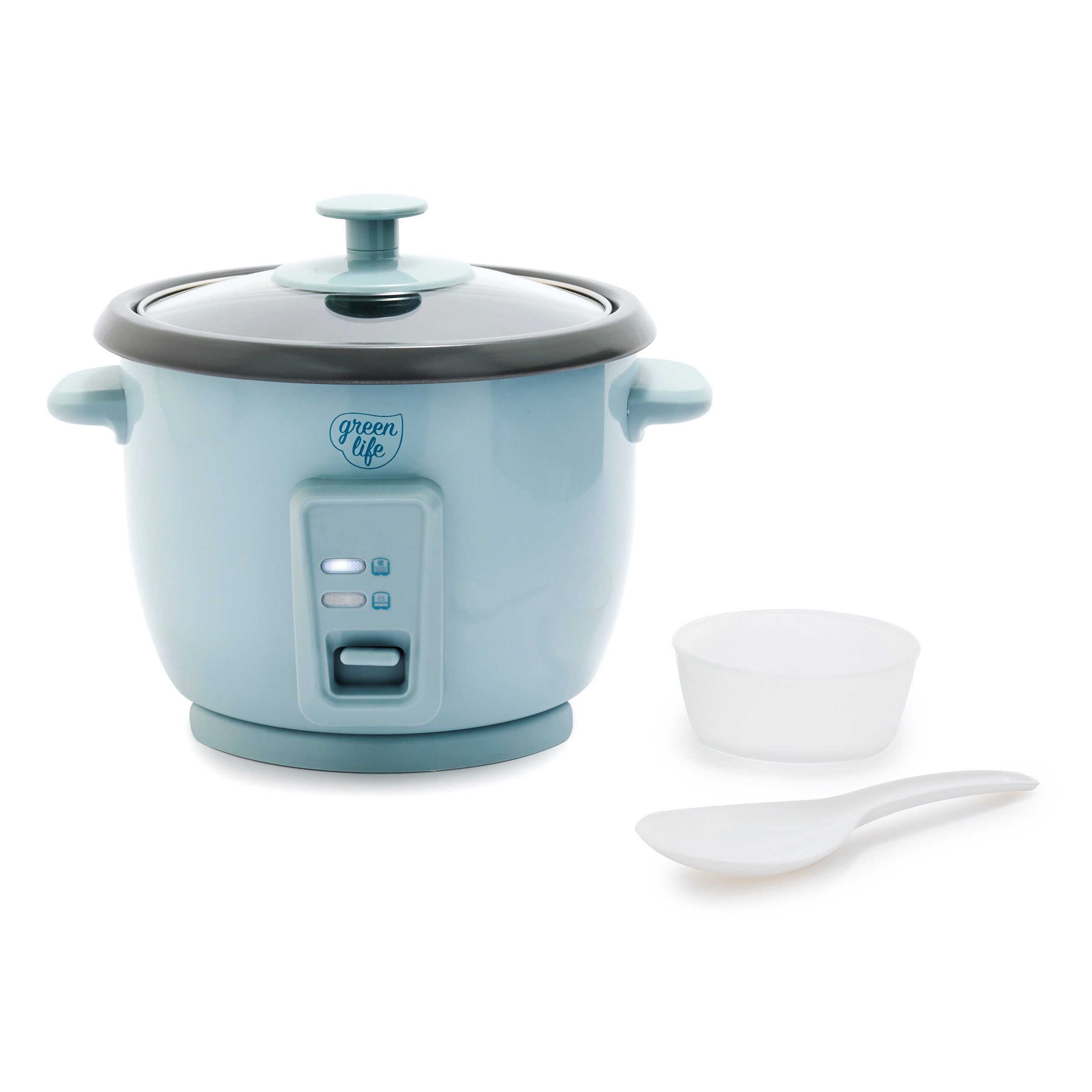 GreenLife 6-Cup Rice Cooker | Blue Haze